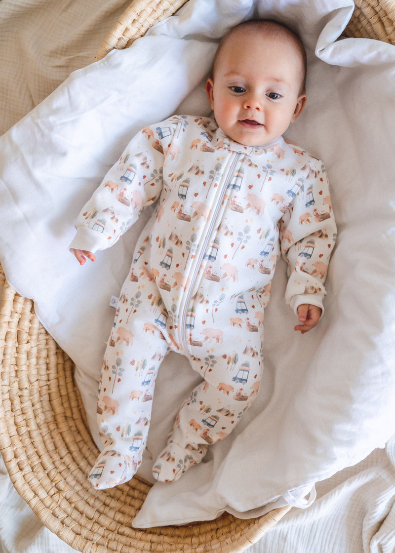 Forest Adventure Pima Baby Pajama - The Avenue44