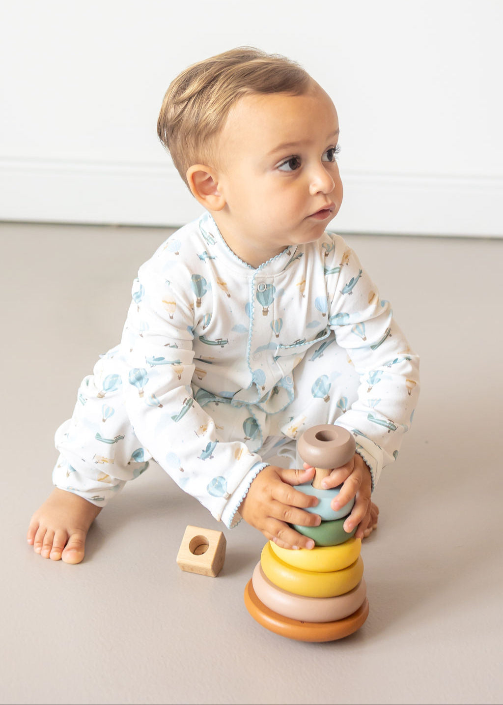 Little Airplanes Pima Baby Pajama - The Avenue44