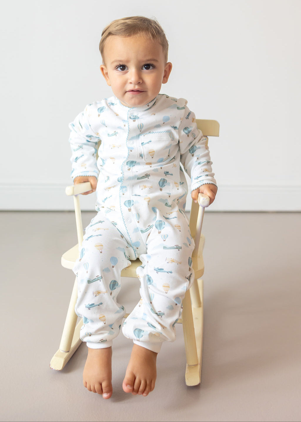 Little Airplanes Pima Baby Pajama - The Avenue44