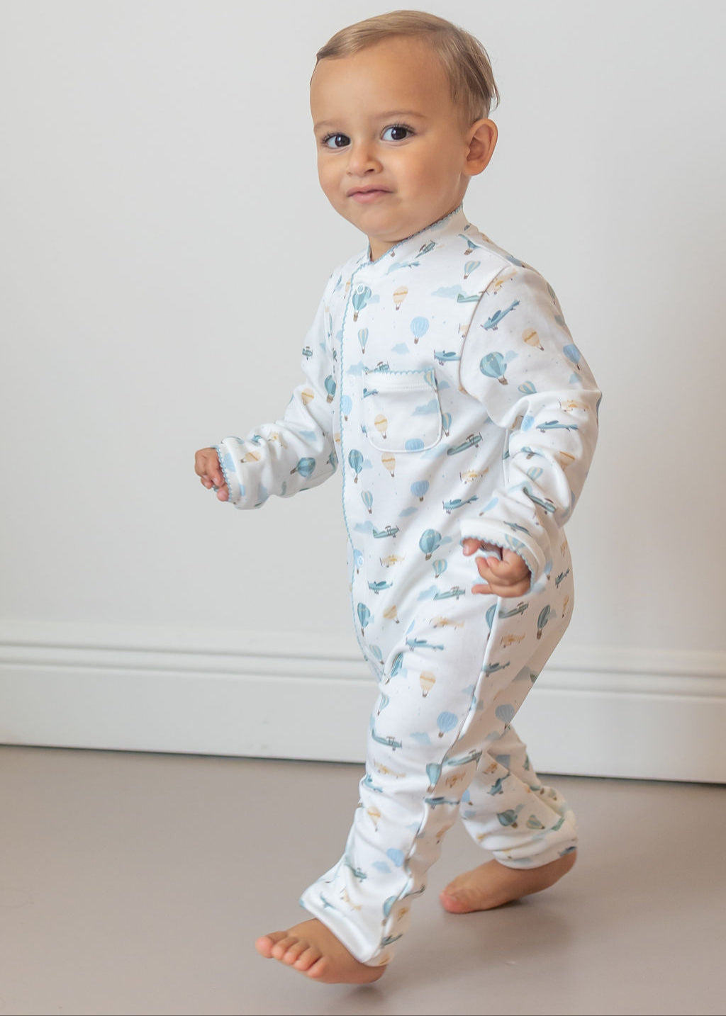 Little Airplanes Pima Baby Pajama - The Avenue44