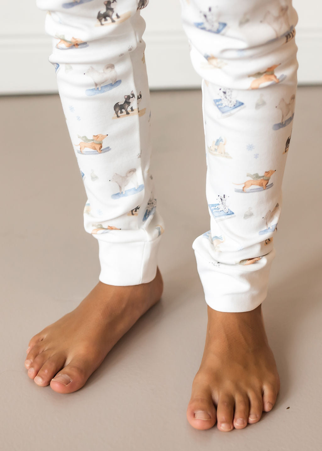 Ski Pups Boy Pima Long Pajama Set - The Avenue44