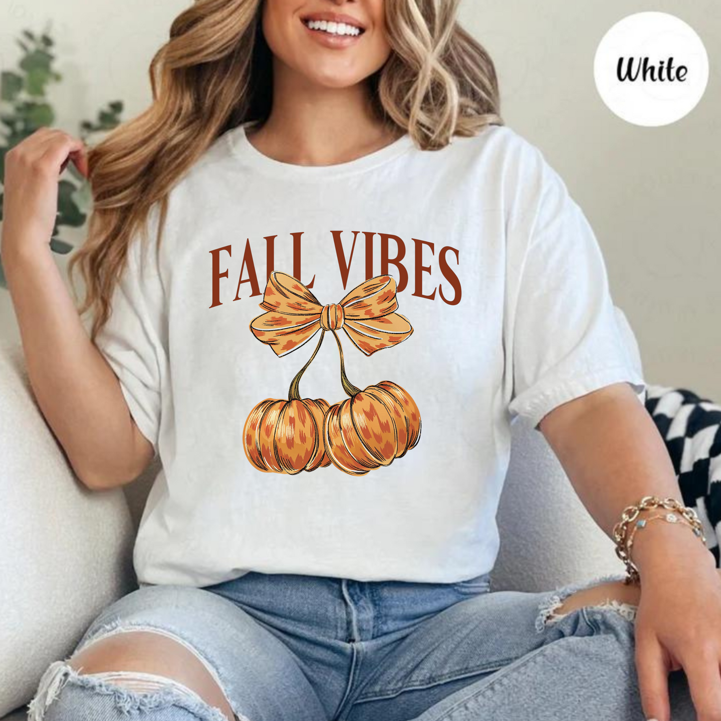 Fall Vibes with “Cherry” Pumpkins Graphic Tee