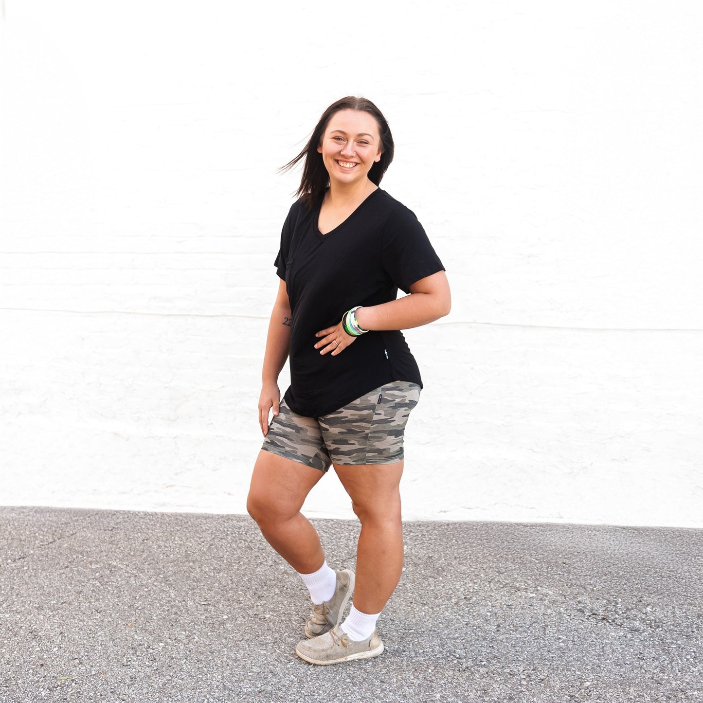 BIKER SHORTS- 3 Pack- Chris Camo, Moss + Clay - The Avenue44