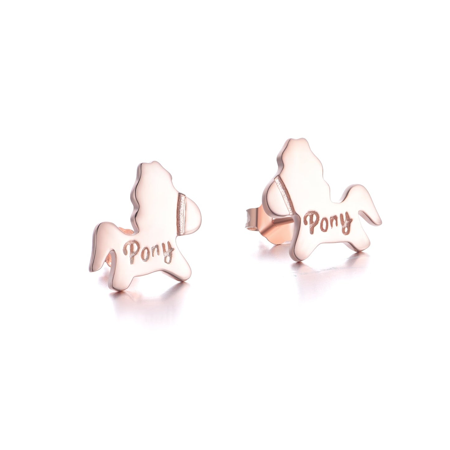 18k Gold and Sterling Silver Pony Earring - The Avenue44