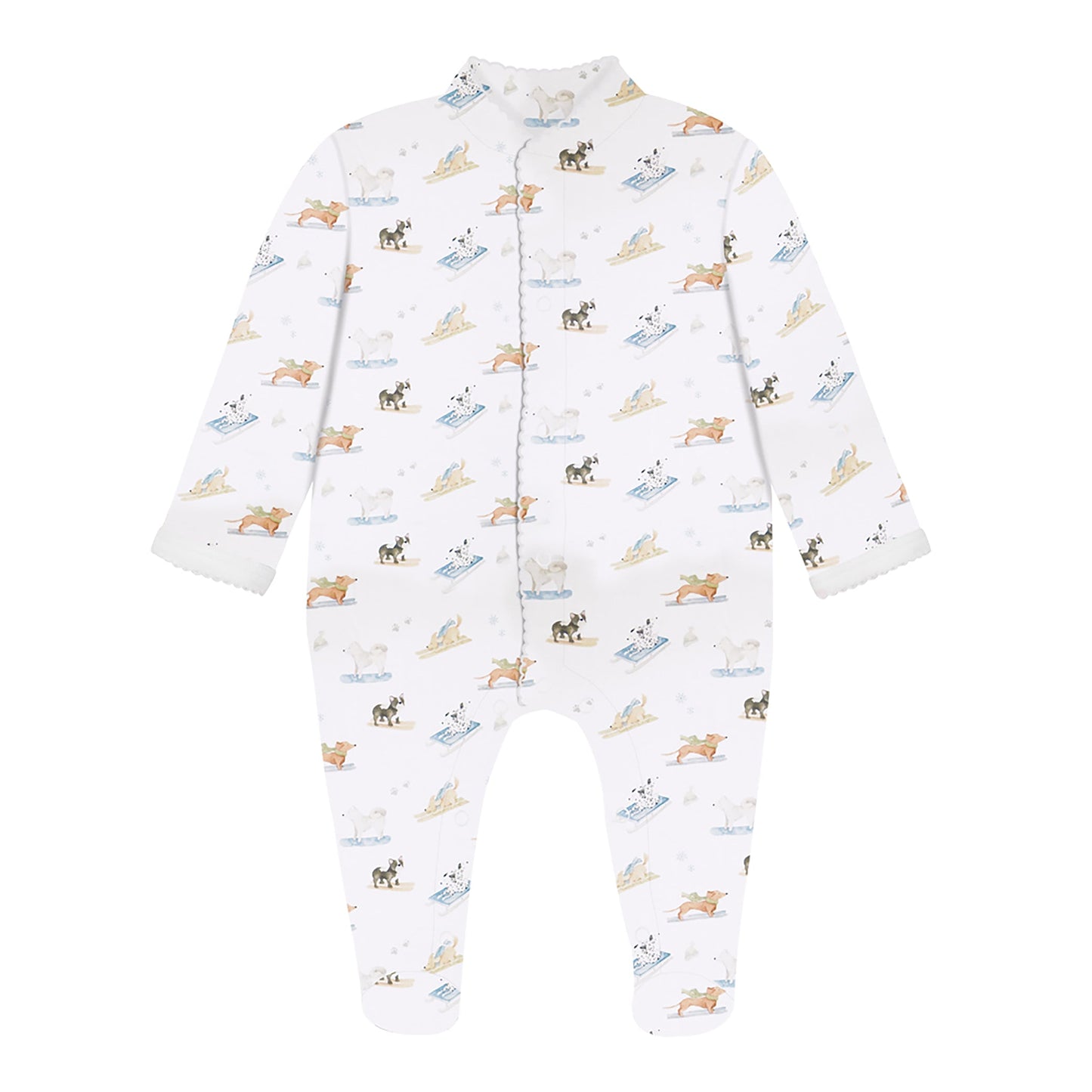 Ski Pups Boy Pima Baby Pajama - The Avenue44
