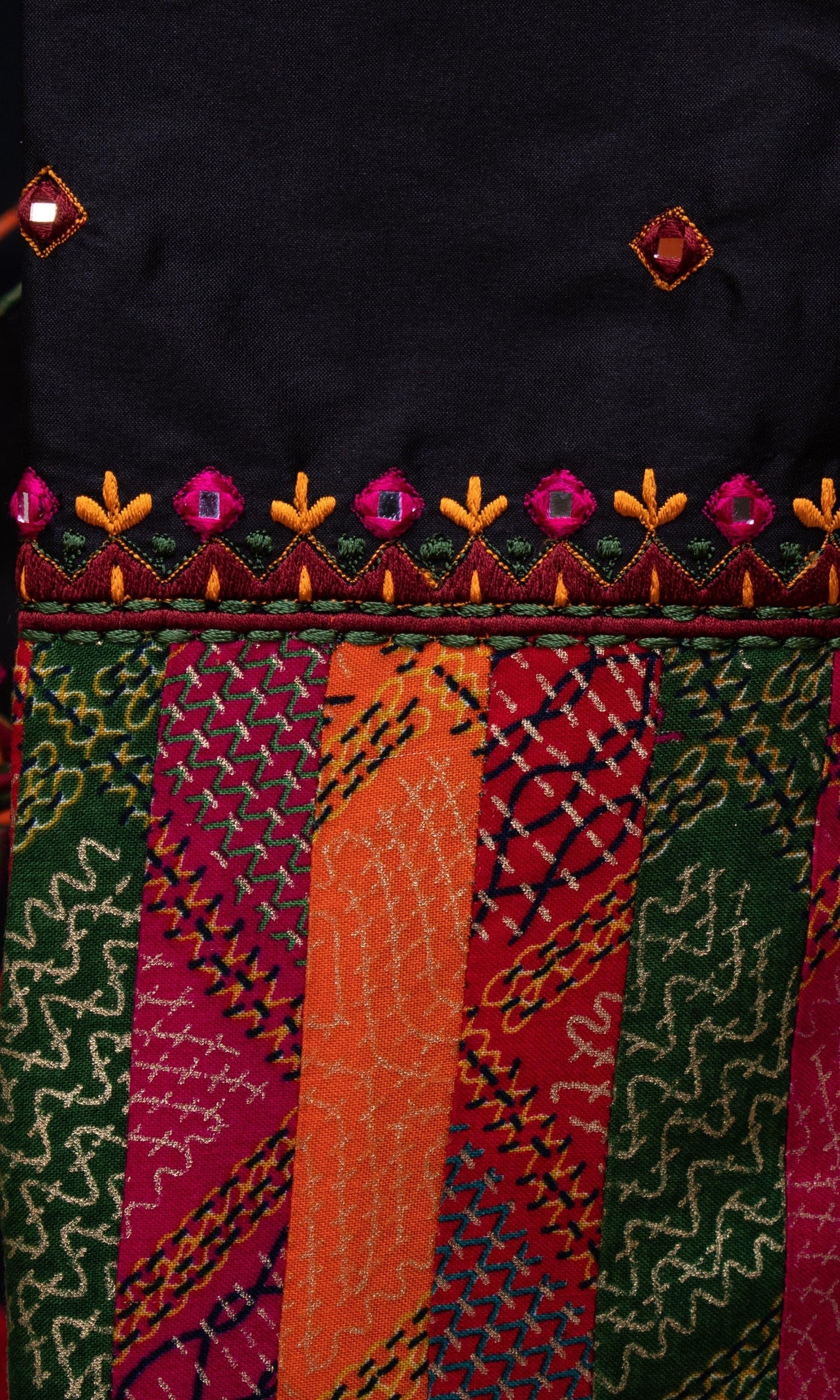 Elvira Silk Black Chaniya Choli Set