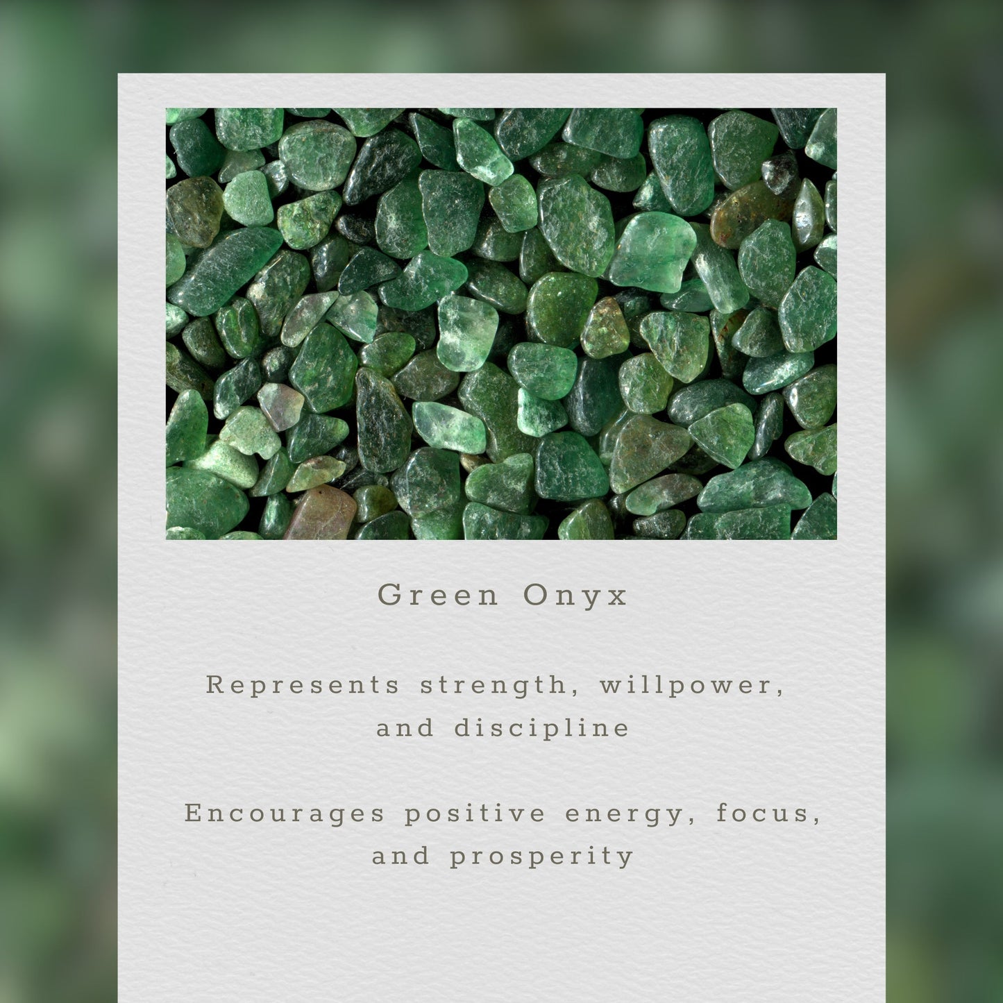 Green Onyx Adjustable Gemstone Bracelet