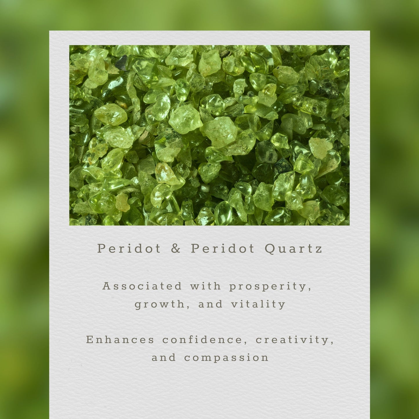 Peridot Quartz Adjustable Gemstone Bracelet