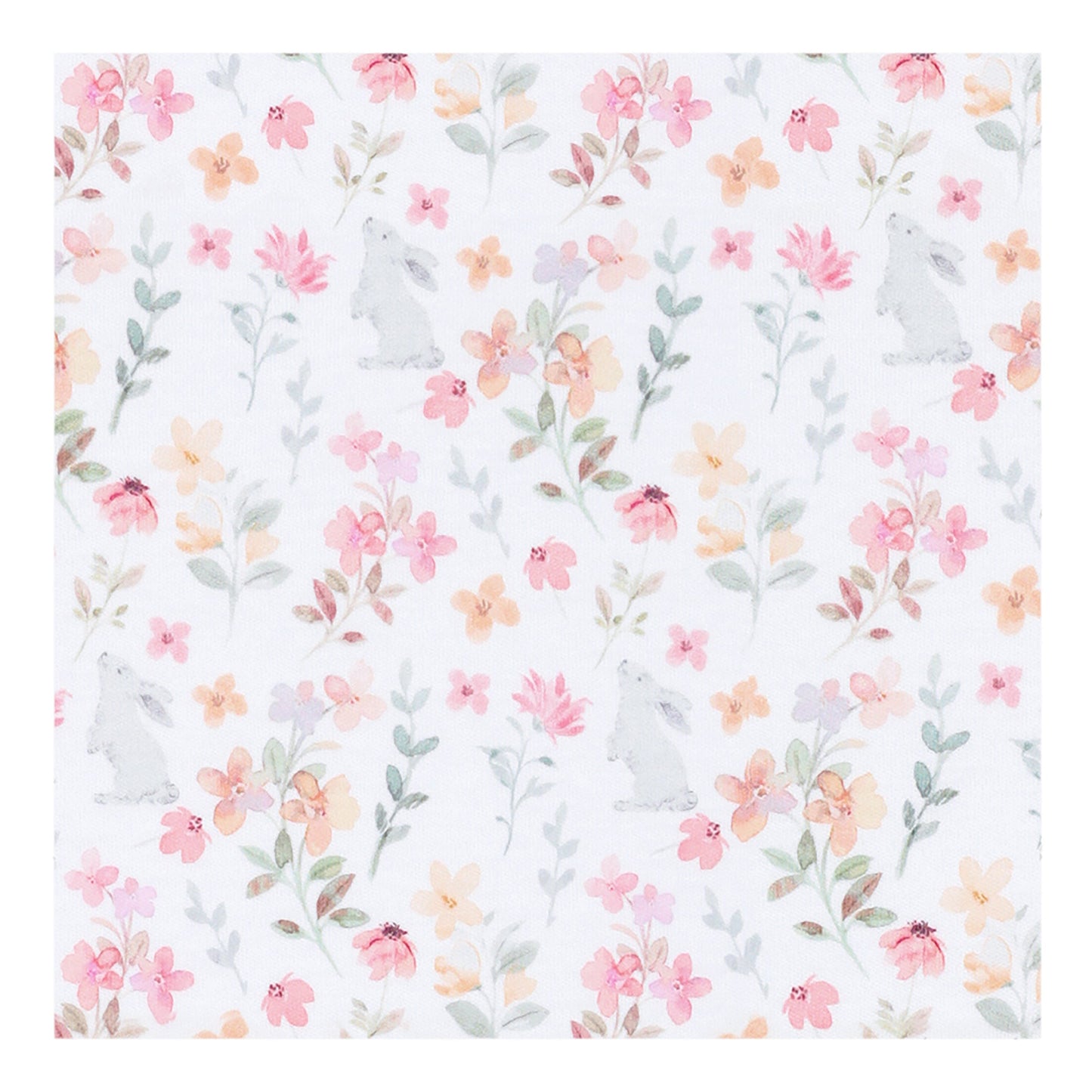 Winter Flowers Pima Long Pajama Set - The Avenue44