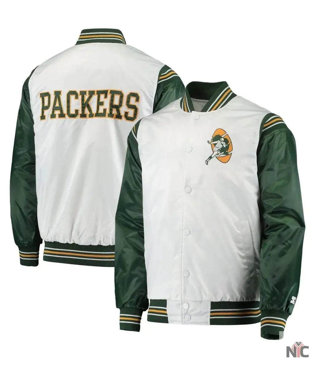 Green Bay Packers Historic Renegade Satin Jacket
