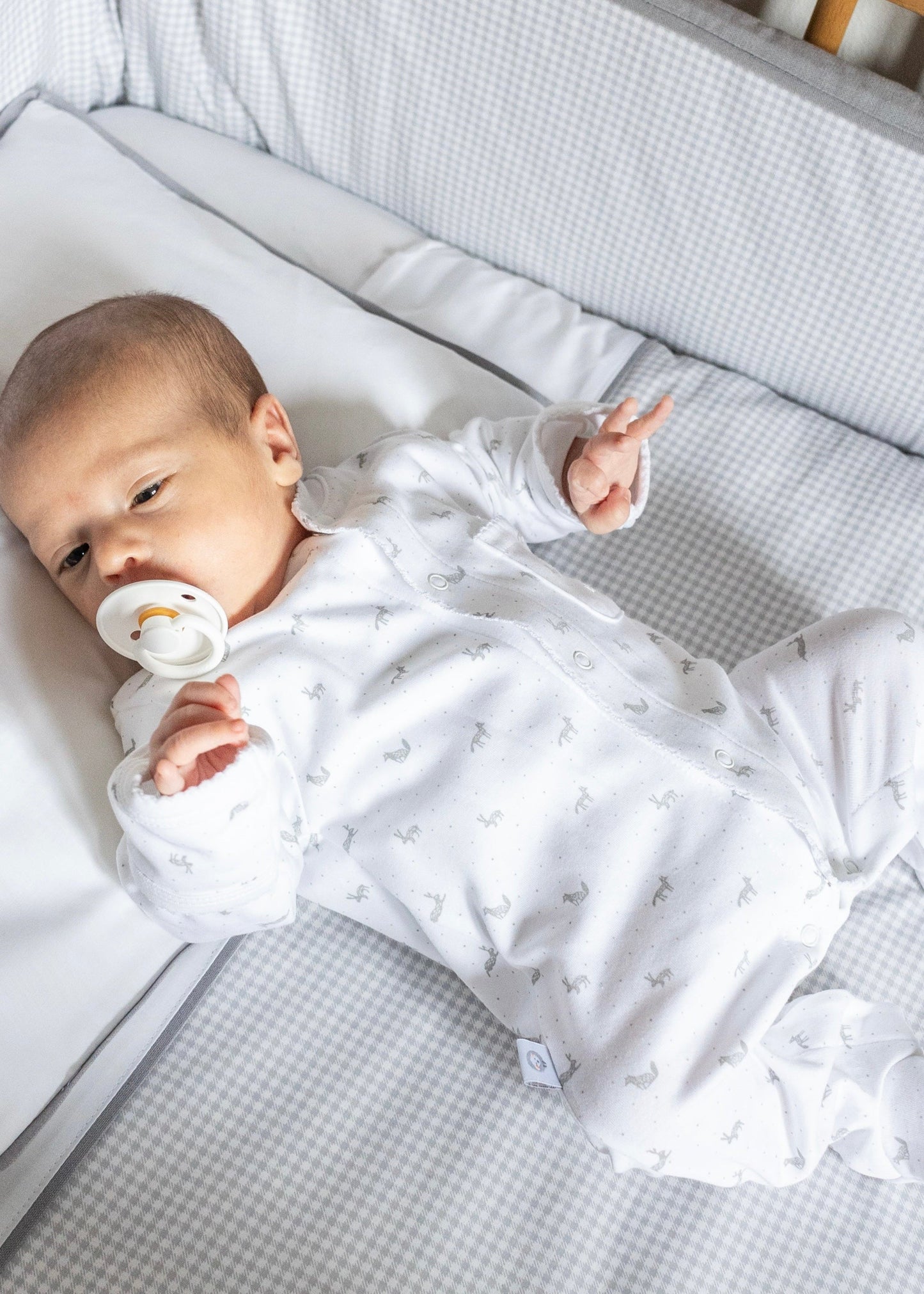 Little Gray Rabbits Pima Baby Pajama - The Avenue44