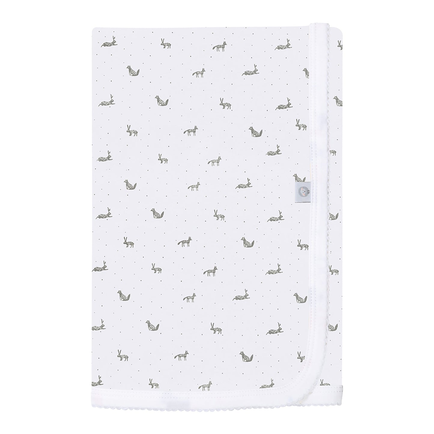 Little Gray Rabbit Pima Baby Blanket - The Avenue44