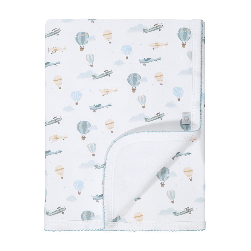 Little Airplanes Pima Baby Blanket - The Avenue44