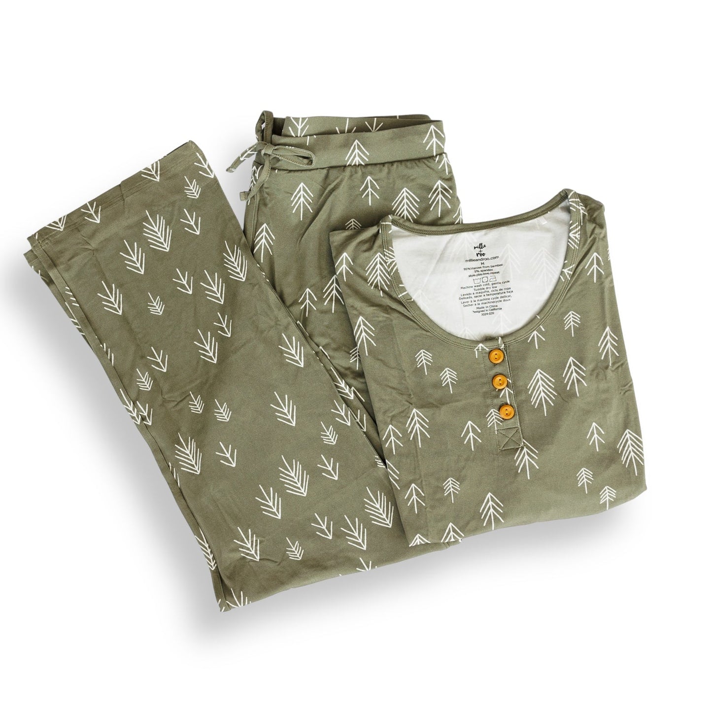 WOMEN'S PAJAMA SET- Trees - The Avenue44