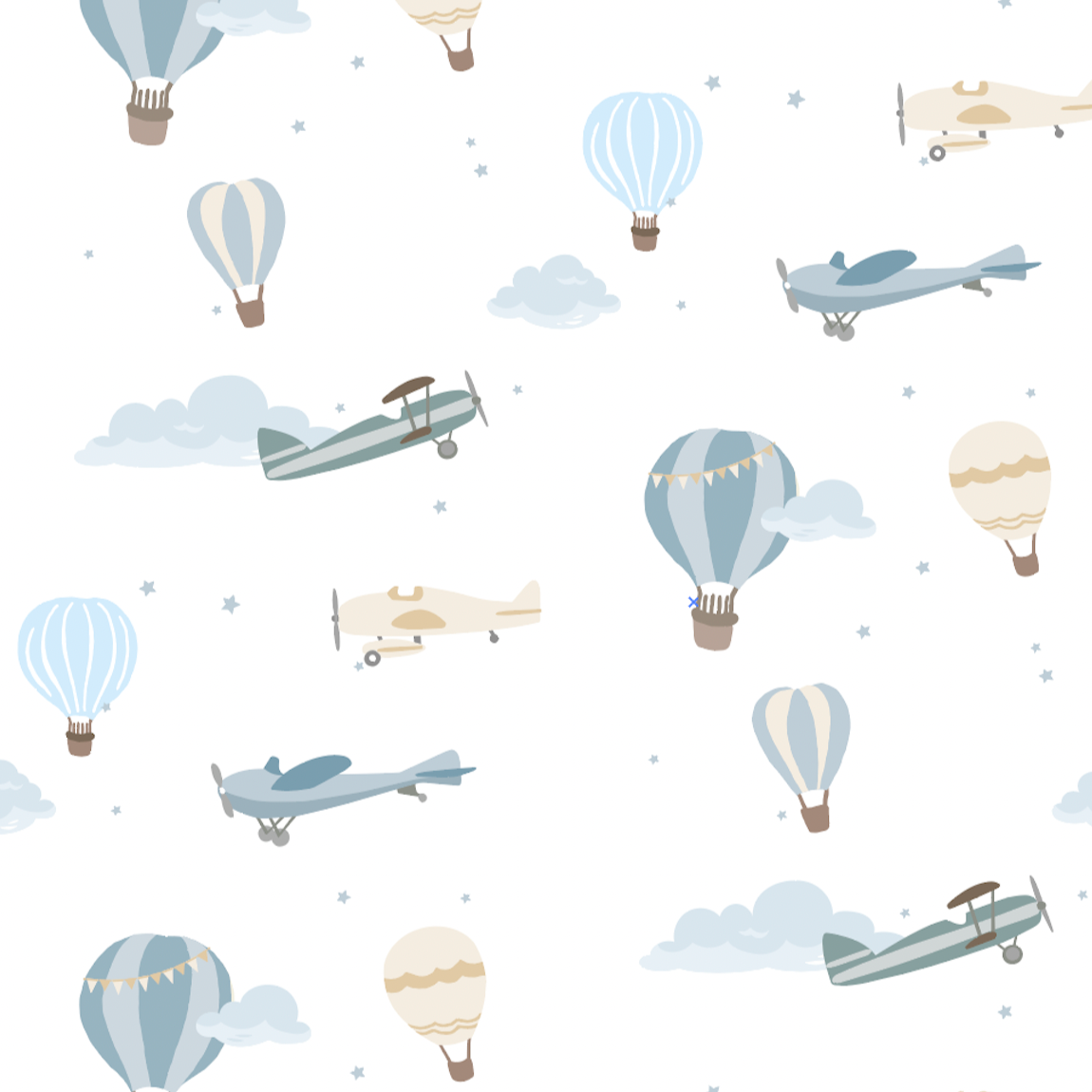 Little Airplanes Pima Baby Blanket - The Avenue44