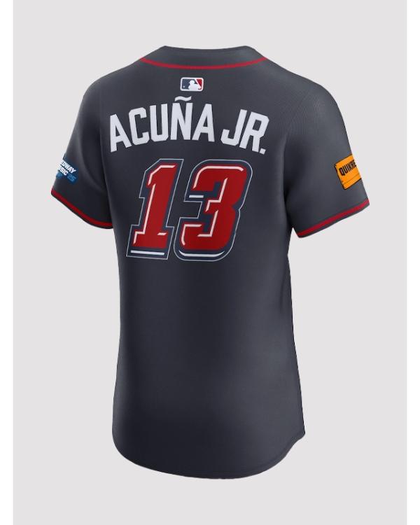 Ronald Acuna Jr. Atlanta Braves Navy Jersey