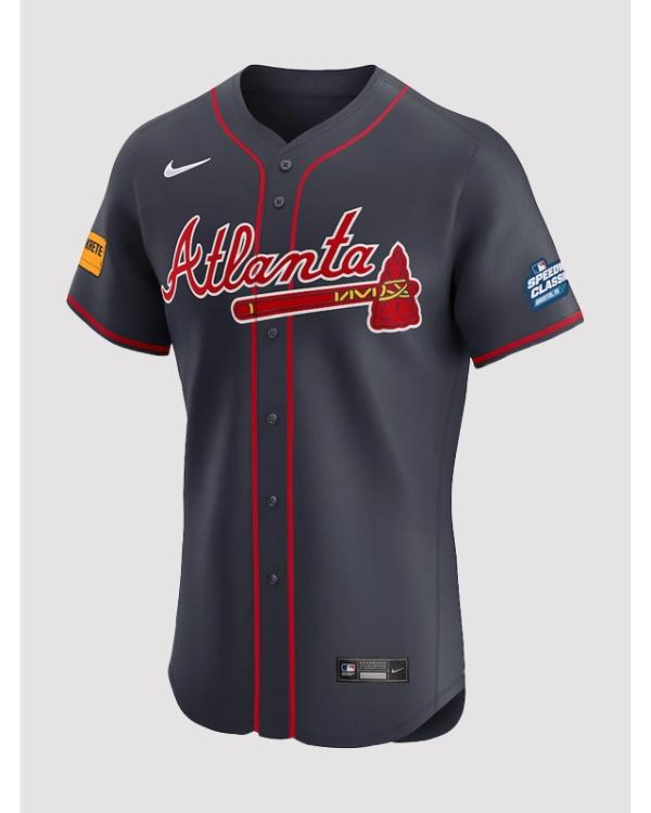 Ronald Acuna Jr. Atlanta Braves Navy Jersey