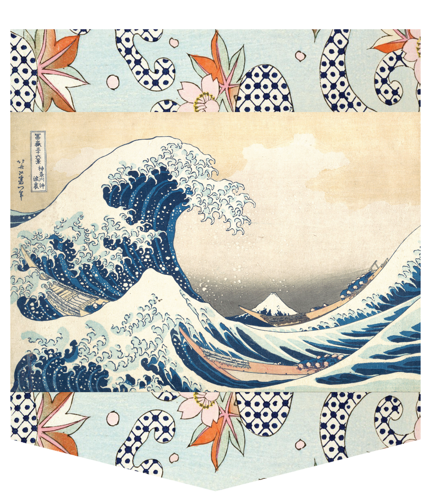 Japanese Block Art Collection XIV | Pocket Shirt