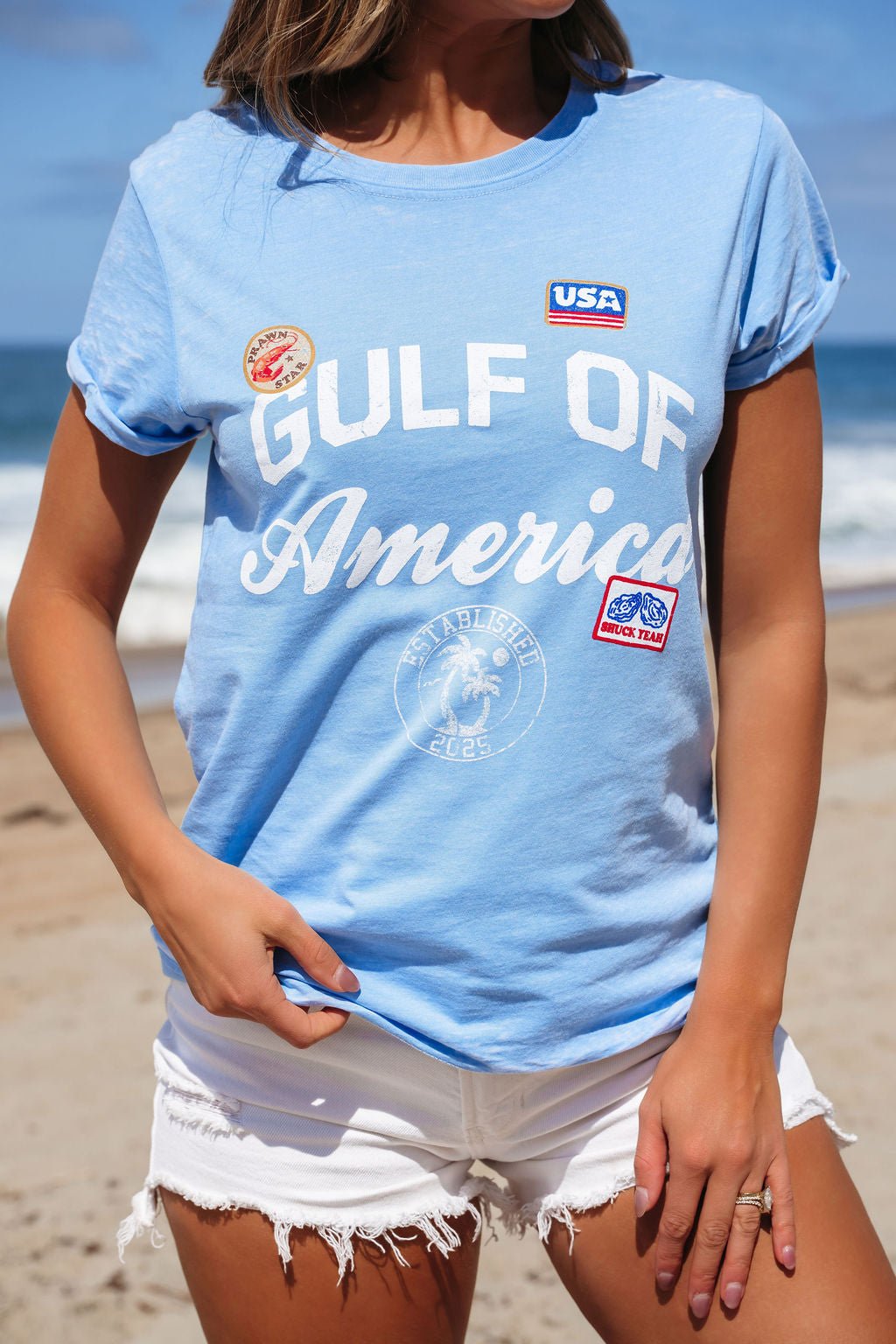 Blue Gulf of America Graphic Tee - FINAL SALE - The Avenue44
