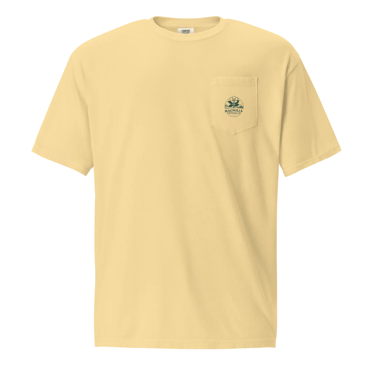 The Cotton Roots Tee - Magnolia Cotton Co. Pocket Tee (Available in Multiple Colors)