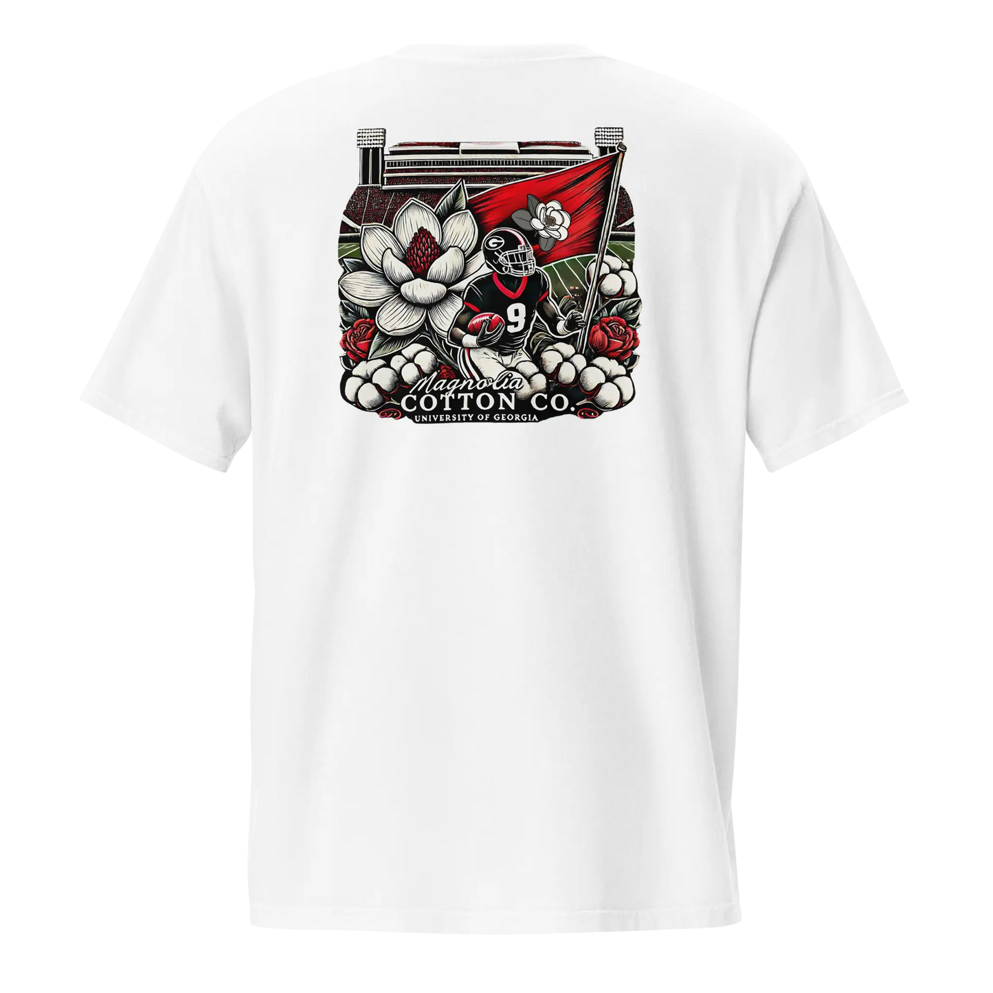 UGA Running Back U Pocket T-Shirt - Magnolia Cotton Co. Limited Edition