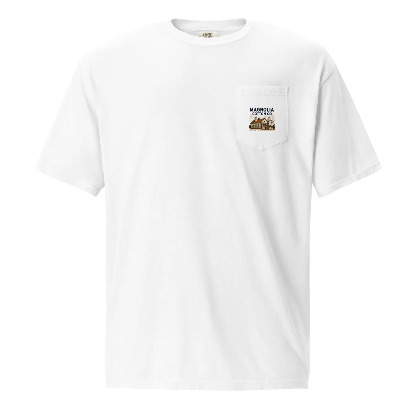 Magnolia White Timeless Southern Elegance T-Shirt – Magnolia Cotton Co.