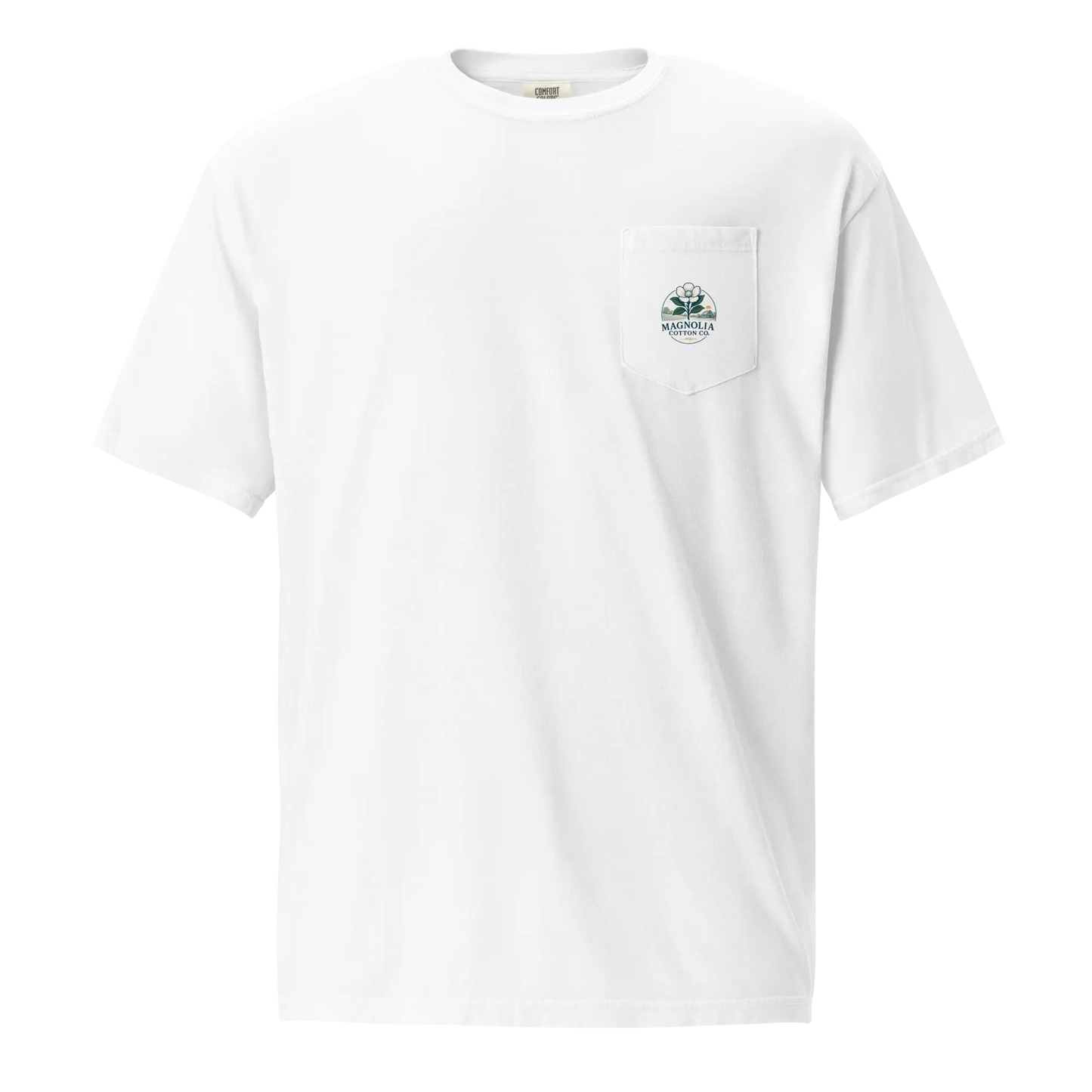 The Cotton Roots Tee - Magnolia Cotton Co. Pocket Tee (Available in Multiple Colors)