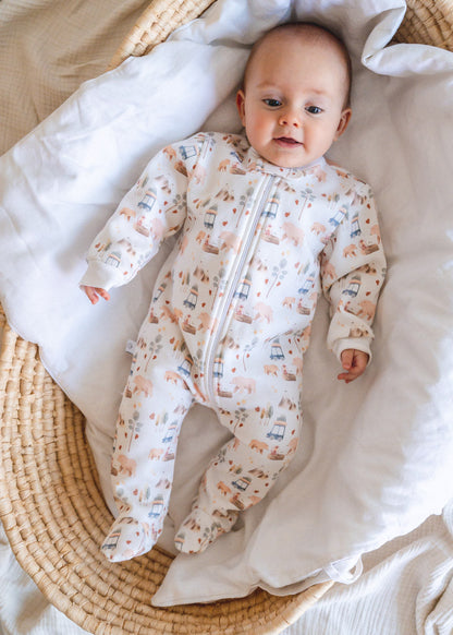 Forest Adventure Pima Baby Pajama - The Avenue44