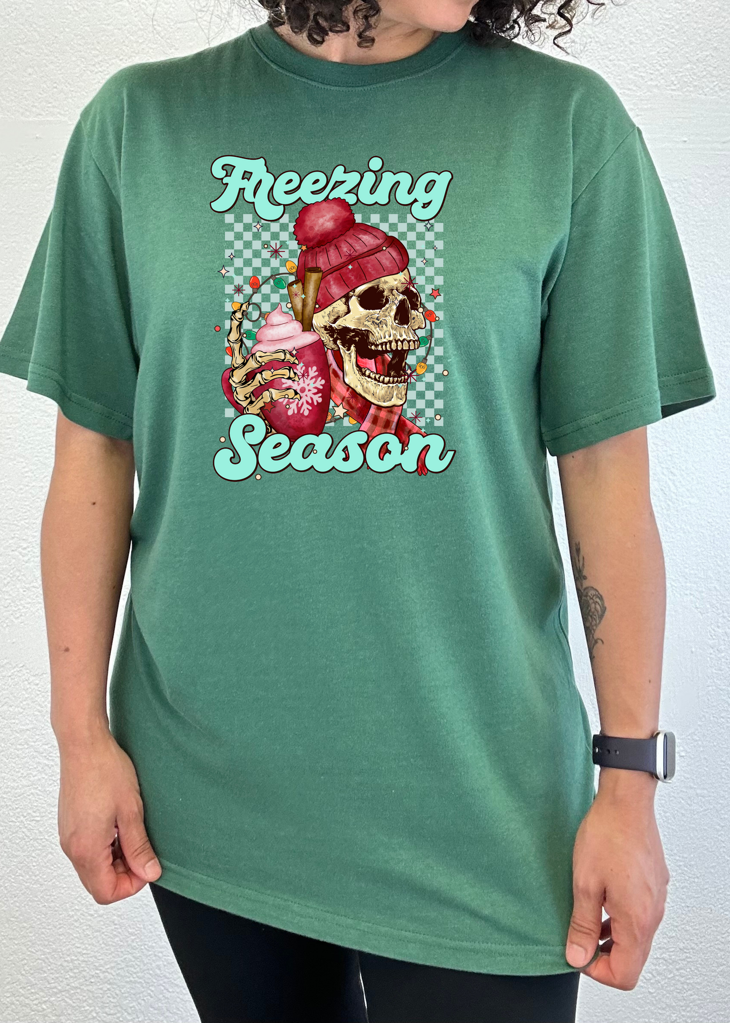 Freezing Season Unisex Bamboo Viscose/Organic Cotton Short Sleeve Graphic T-Shirt
