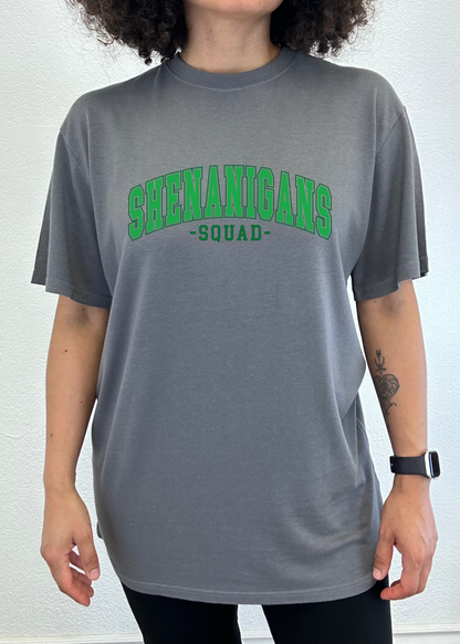 Shenanigans Squad Unisex Bamboo/Cotton Graphic T-Shirt