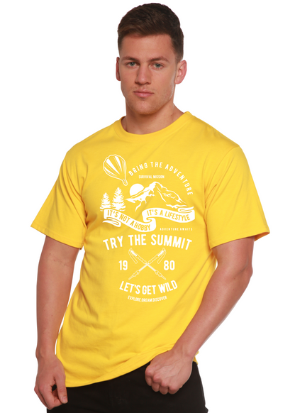 Try The Summit Spun Bamboo® Men's Bamboo Viscose/Organic Cotton Short Sleeve Graphic T-Shirt