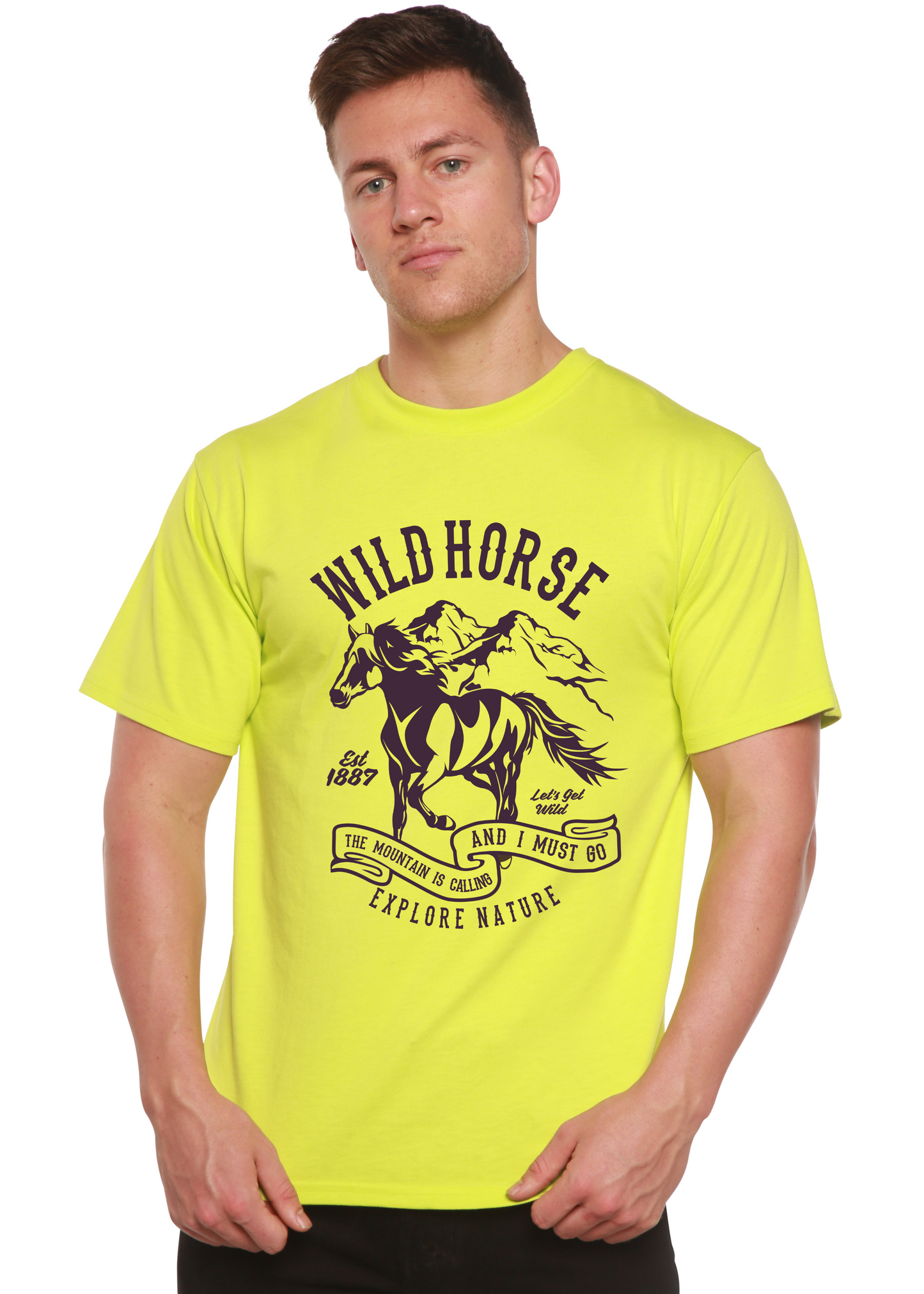 Wild Horse Spun Bamboo® Men's Bamboo Viscose/Organic Cotton Short Sleeve Graphic T-Shirt