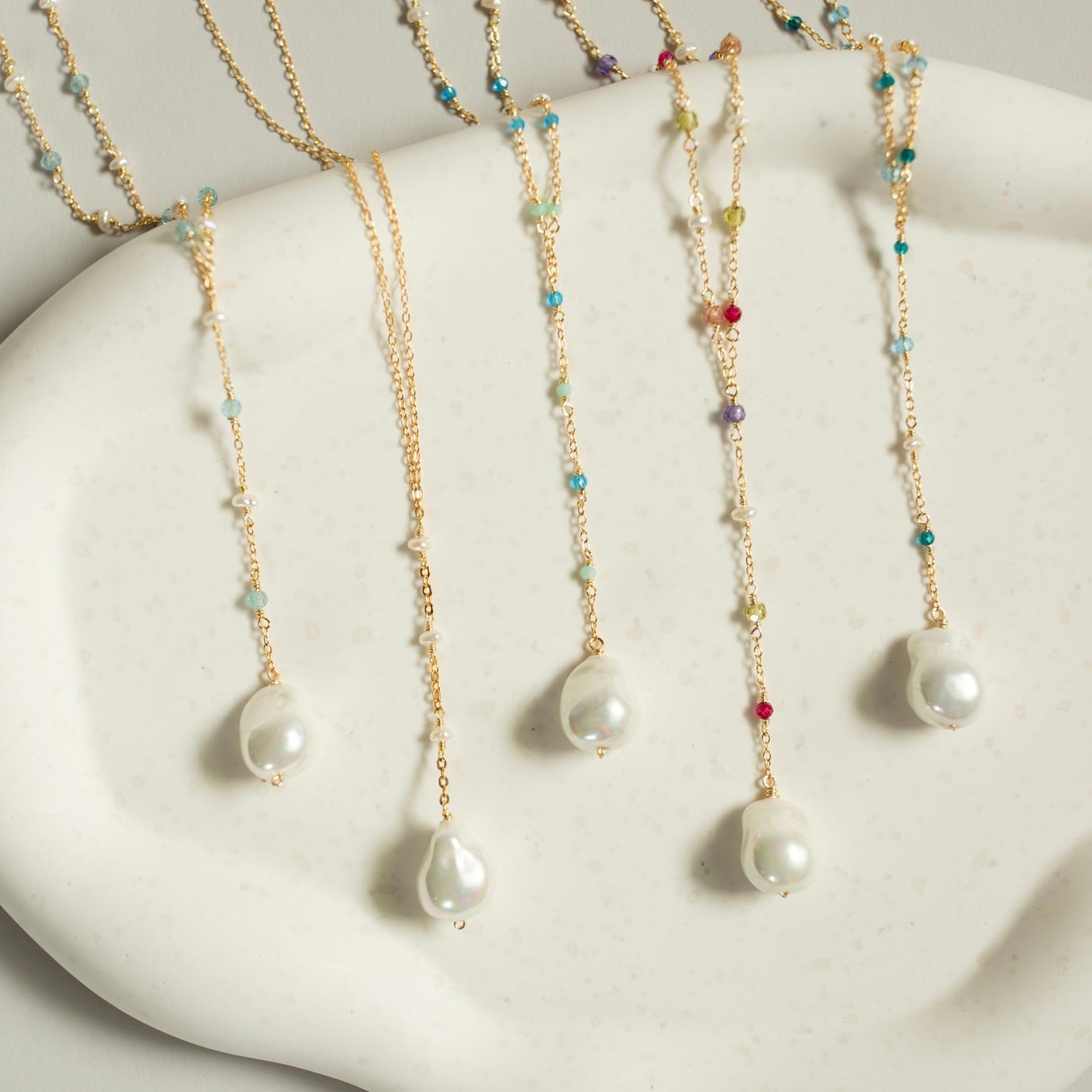 Pearl Gossamer Necklaces
