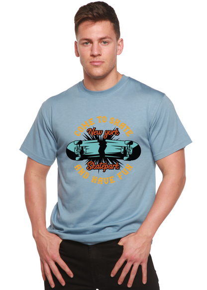 New York Skatepark Men's Bamboo Viscose/Organic Cotton Short Sleeve Graphic T-Shirt