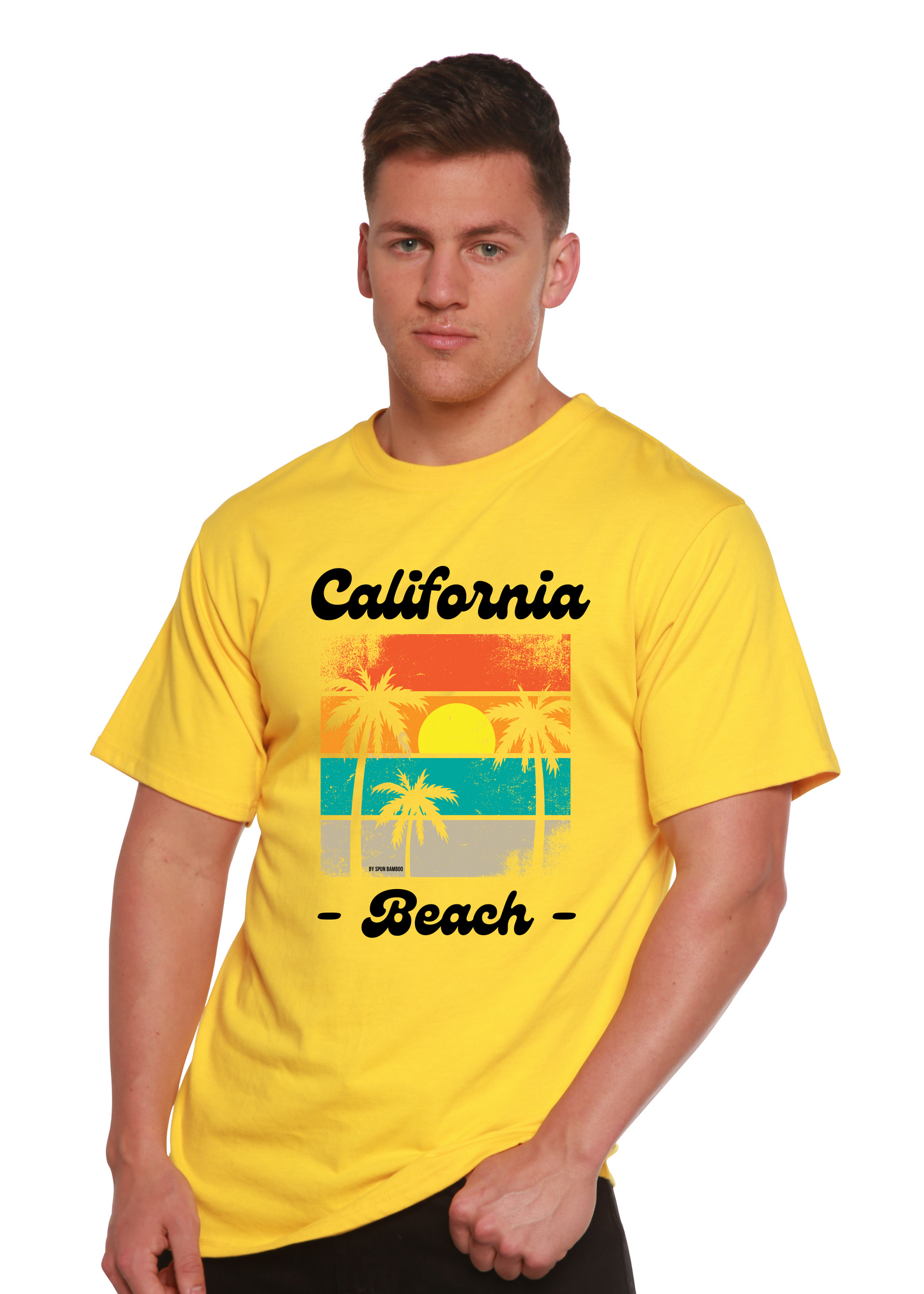 California Beach Unisex Bamboo Viscose/Organic Cotton Short Sleeve Graphic T-Shirt