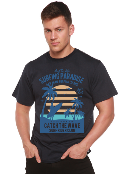 Surfing Paradis Spun Bamboo® Men's Bamboo Viscose/Organic Cotton Short Sleeve Graphic T-Shirt