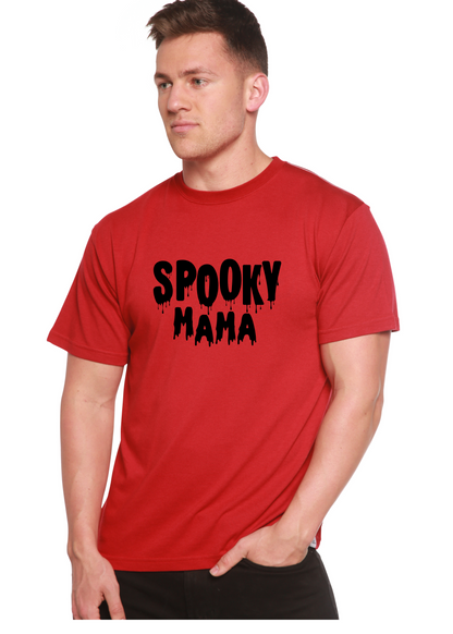 Spooky Mama Halloween Men's Bamboo Viscose/Organic Cotton Short Sleeve Graphic T-Shirt