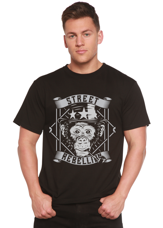 Street Men's Bamboo Viscose/Organic Cotton Short Sleeve Graphic T-Shirt