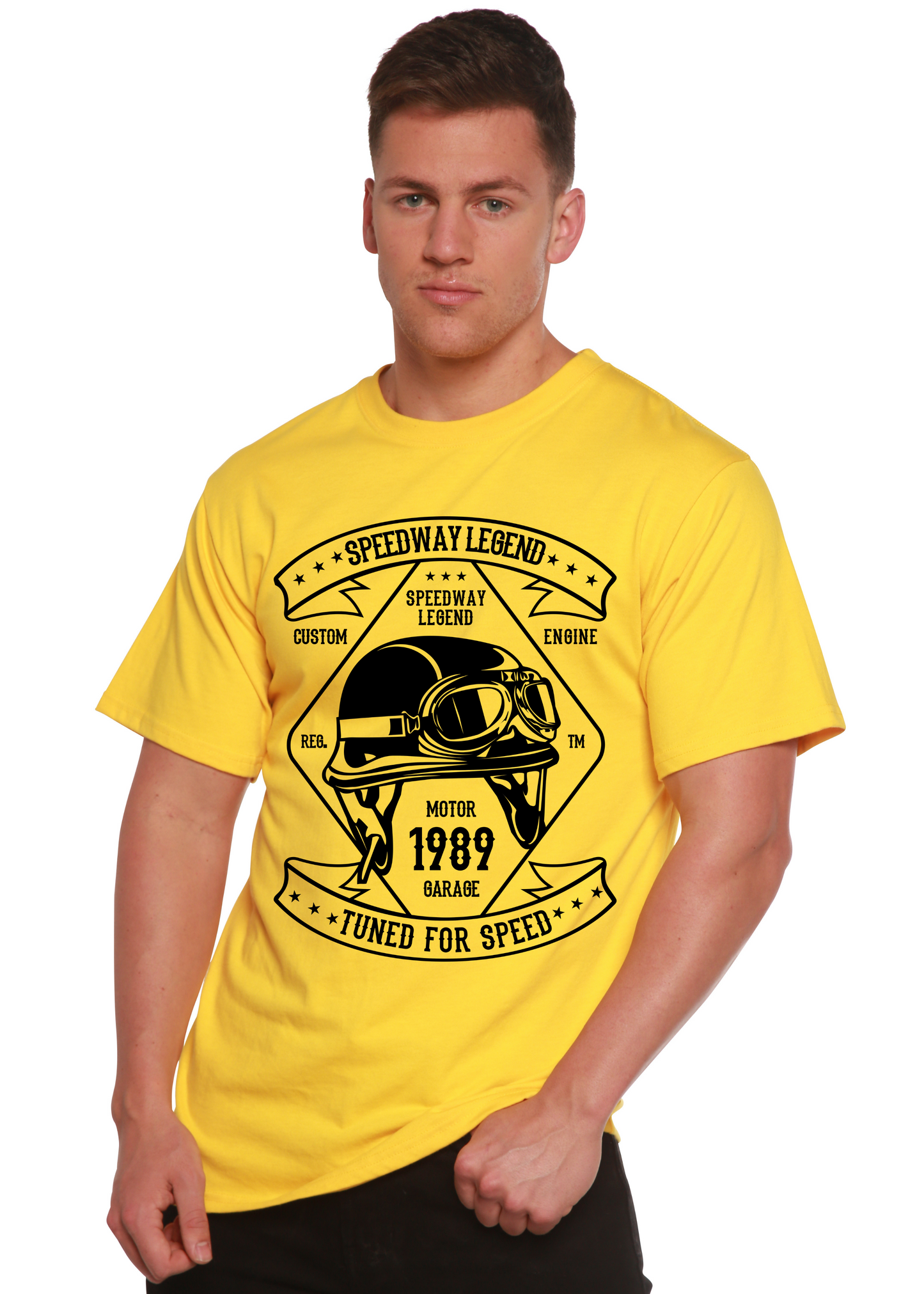 Speedway Legend Spun Bamboo® Men's Bamboo Viscose/Organic Cotton Short Sleeve Graphic T-Shirt