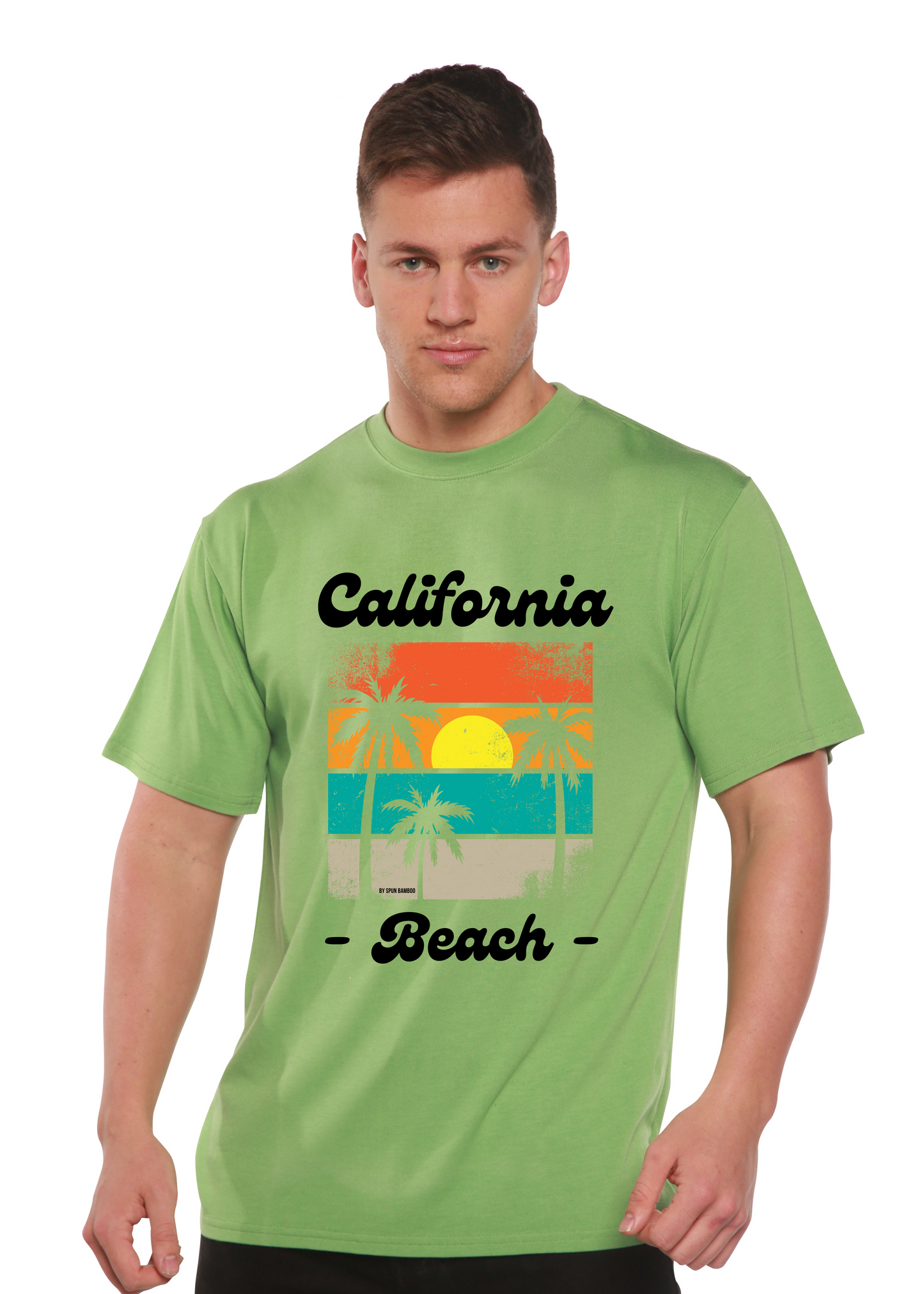 California Beach Unisex Bamboo Viscose/Organic Cotton Short Sleeve Graphic T-Shirt