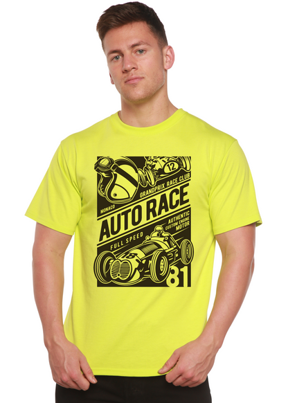 Auto Race Men's Bamboo Viscose/Organic Cotton Short Sleeve Graphic T-Shirt