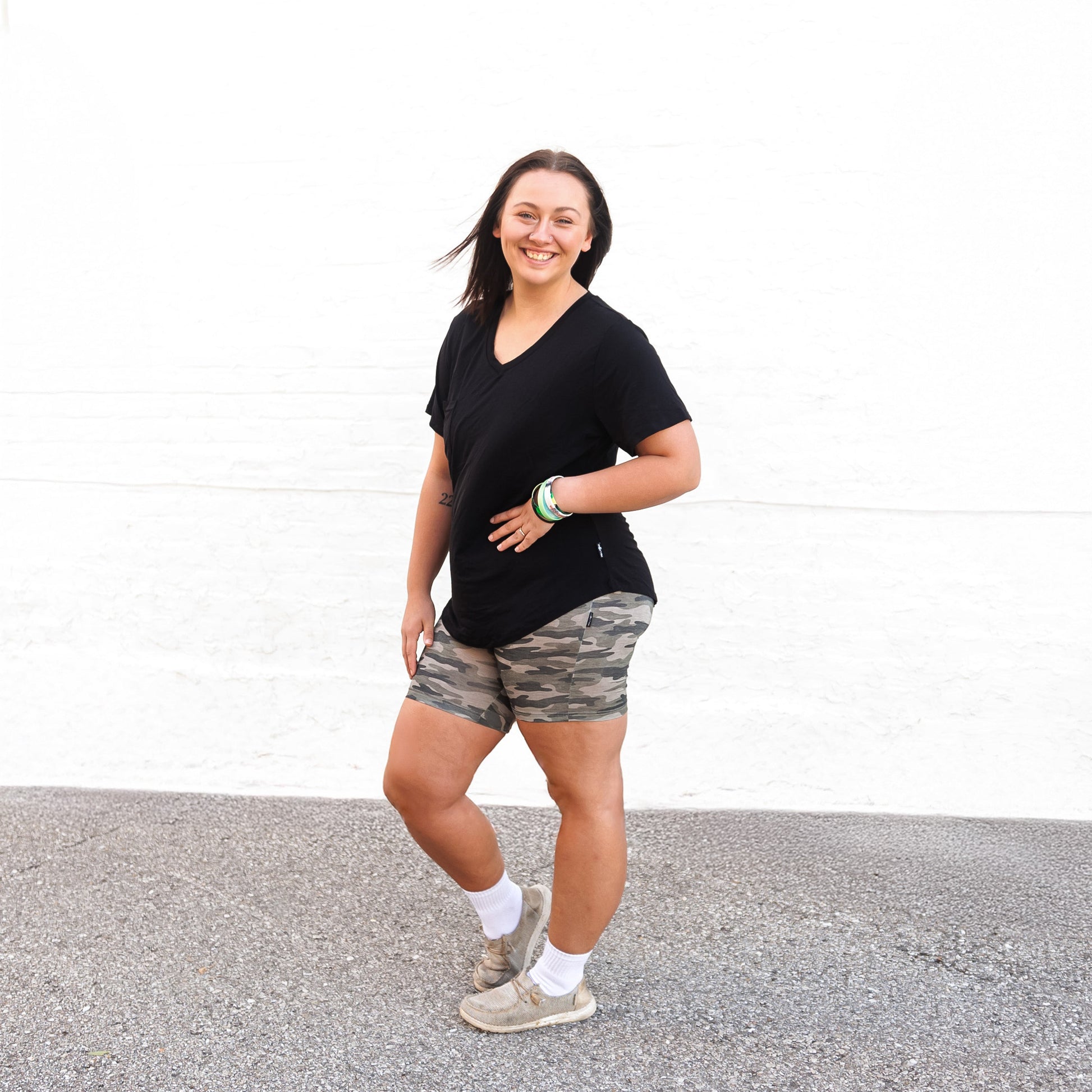 BIKER SHORTS- 3 Pack- Chris Camo, Moss + Clay - The Avenue44