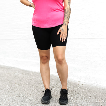 BIKER SHORTS- 3 Pack- B+W Check, Tan Check + Midnight - The Avenue44