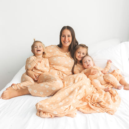 WOMANS PAJAMA SET- Rainbow Ribbed - The Avenue44