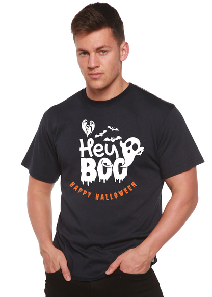 Hey Boo Men's Bamboo Viscose/Organic Cotton Short Sleeve Graphic T-Shirt