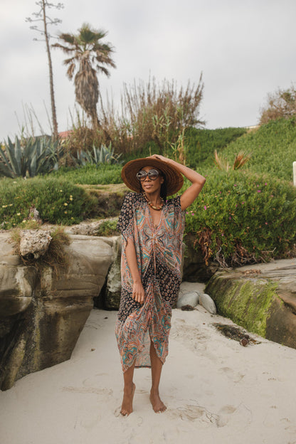 Actius Caftan Kaftan Dress in Taj