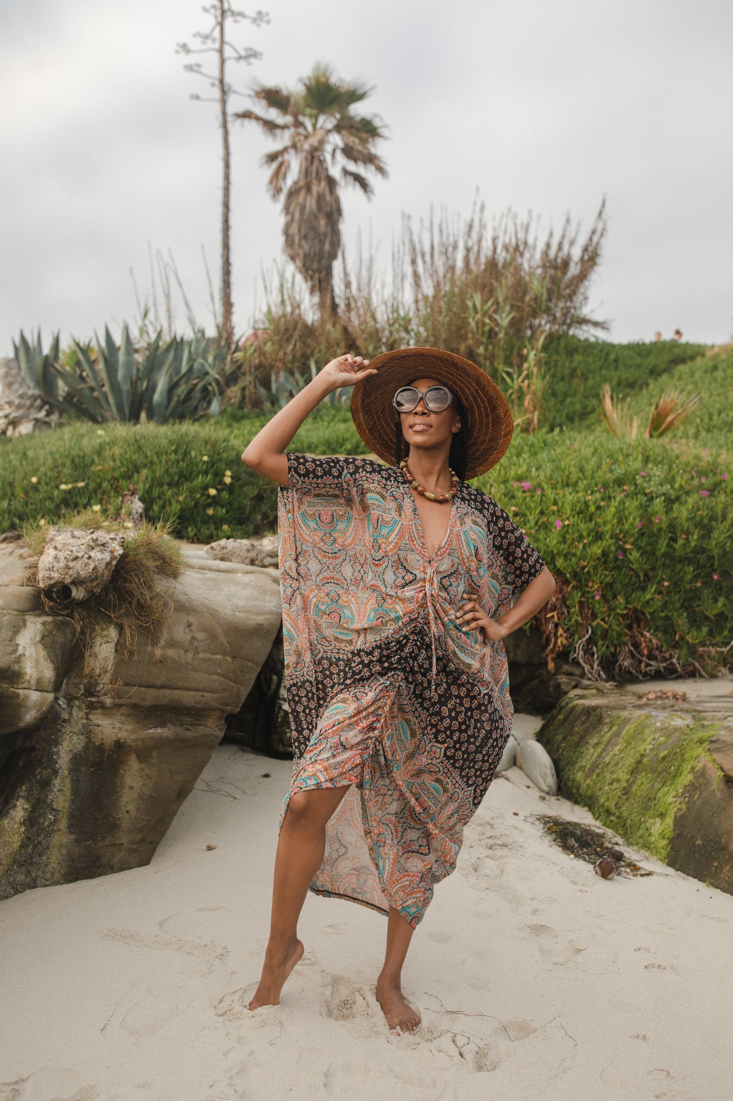 Actius Caftan Kaftan Dress in Taj