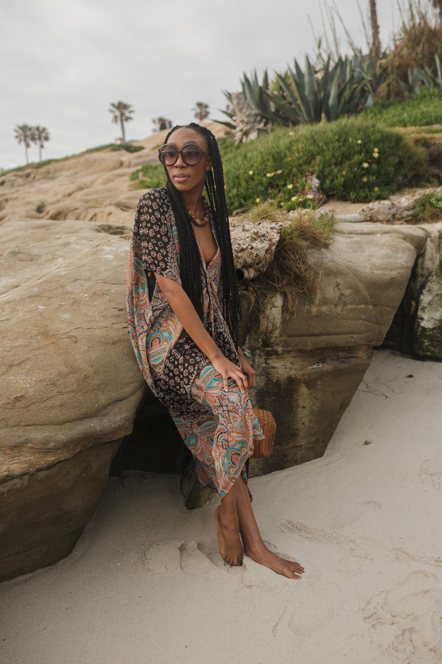 Actius Caftan Kaftan Dress in Taj