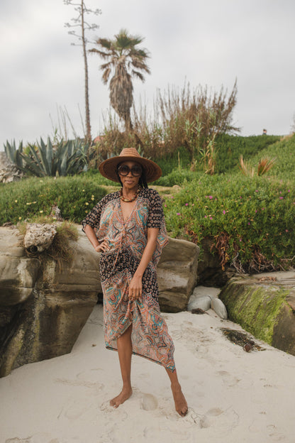 Actius Caftan Kaftan Dress in Taj