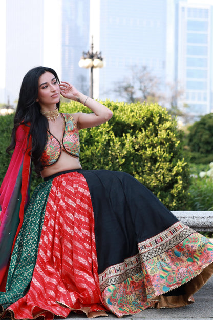 Aira Multi Color Full Flare Chaniya Choli